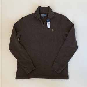 Polo Ralph Lauren Cotton Mesh Half-Zip Pullover